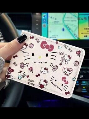 PU Hello Kitty Card Holder